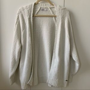 NWOT hollister longline cable knit cardigan